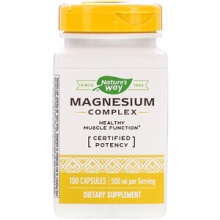  Nature's Way Magnesium complex 500 mg 100 
