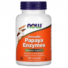   NOW Papaya Enzyme Chewable 180 