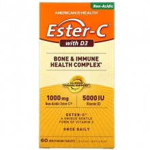 American Health Ester-C with D3 5000IU 1000  60  